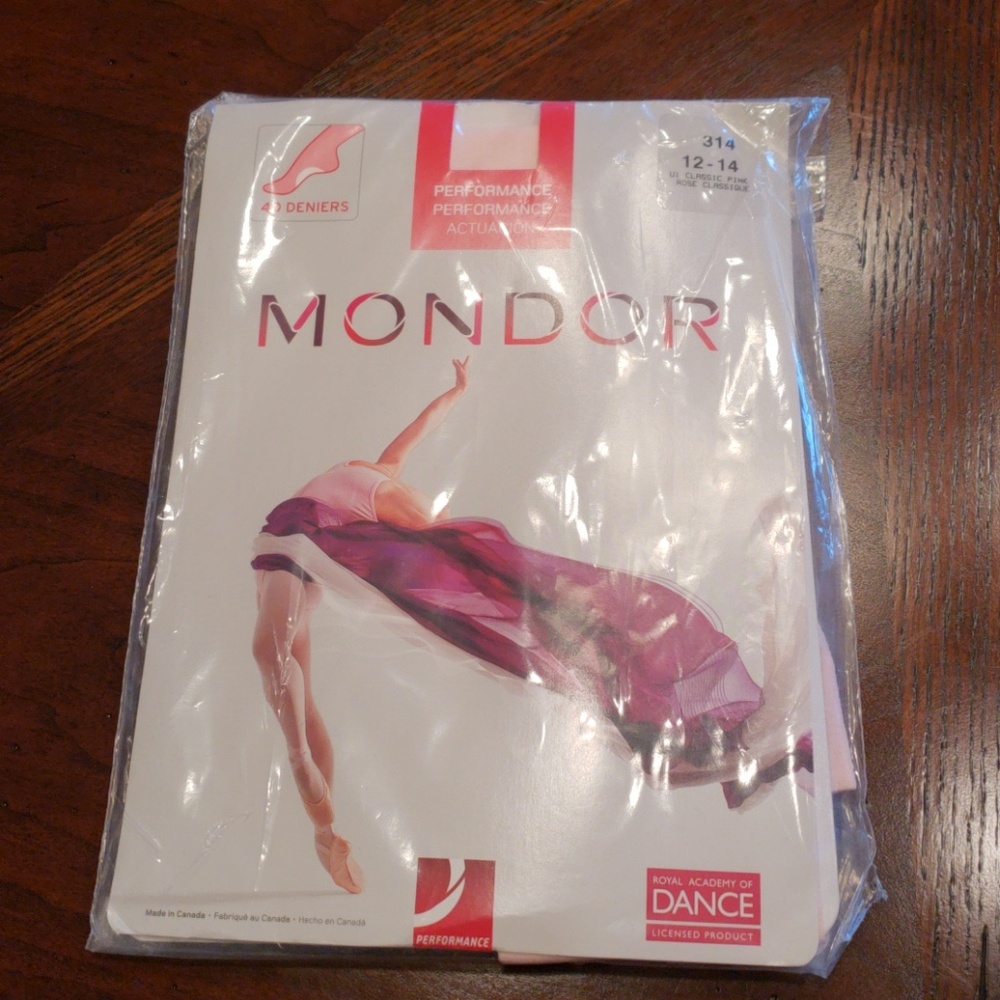 Mondor Performance Tights in Classic Pink Rose